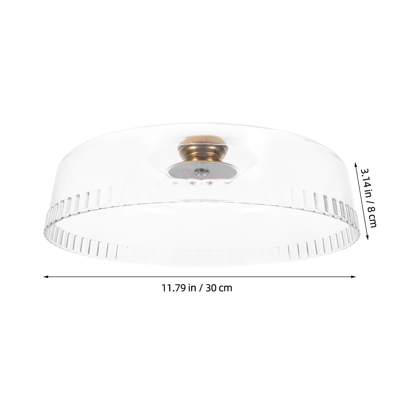 30 cm Klare Acryl-Kuchenglocke – Plastic Dome Clear Bewertung und Preis