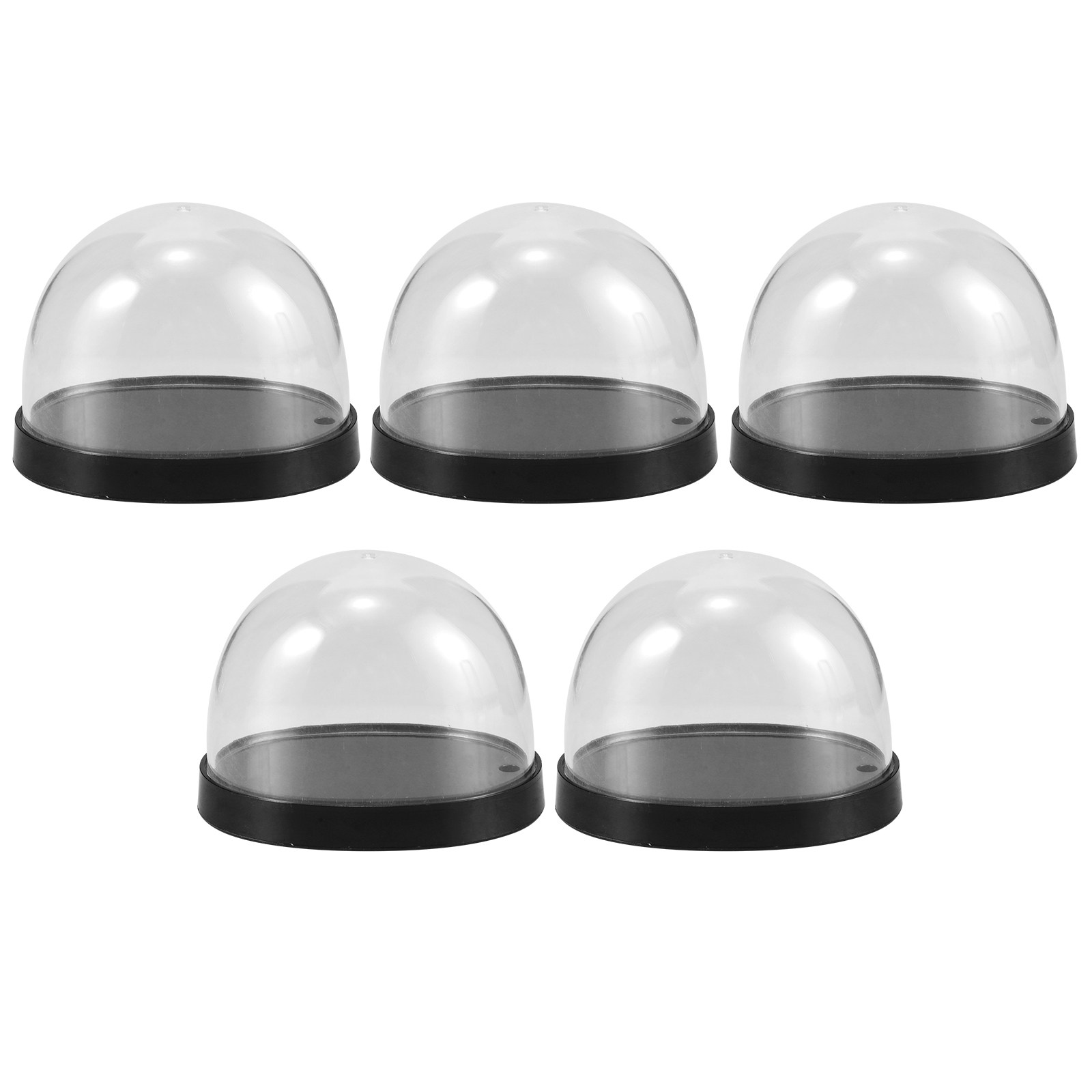 5 Sets Transparente Plastik-Gl – Plastic Dome Clear Bewertung und Preis