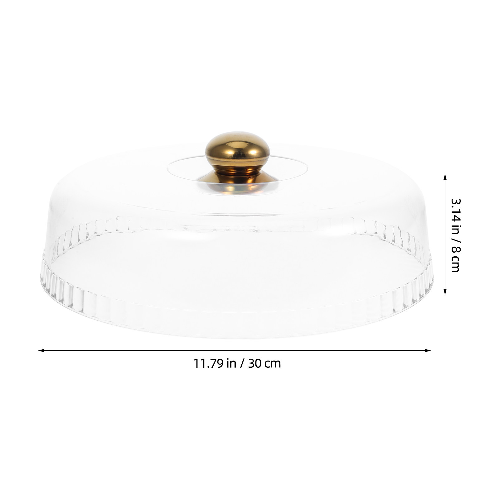 30 cm runder, transparenter Ac – Plastic Dome Clear Bewertung und Preis