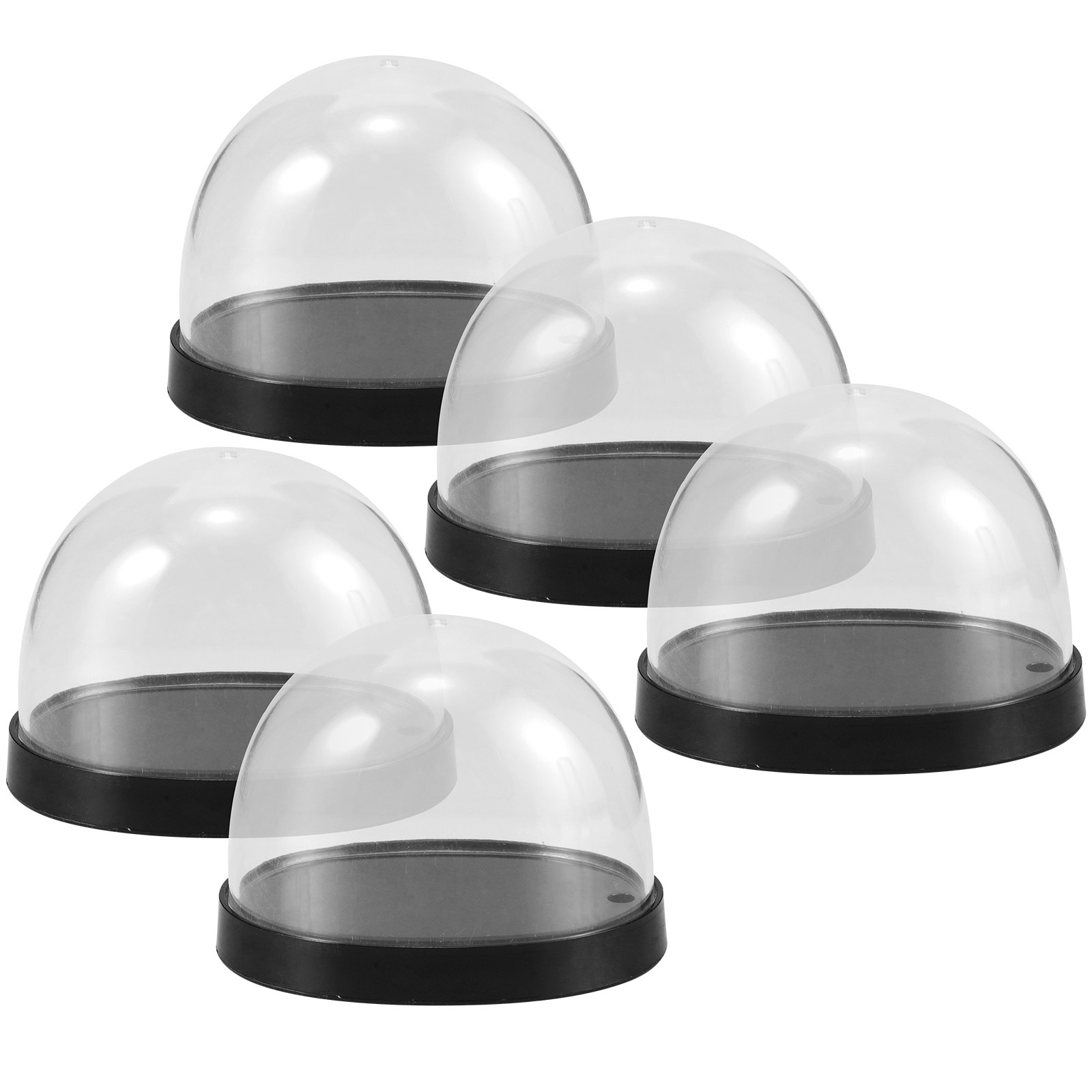5 Sets Glasglocken, Klare Kuns – Plastic Dome Clear Bewertung und Preis